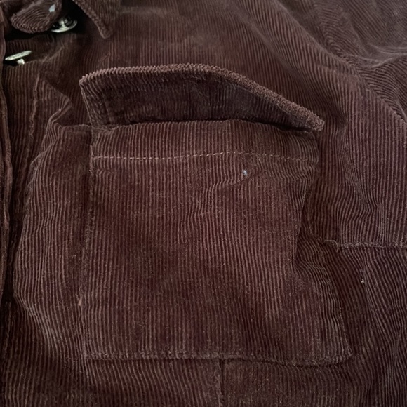 JEANOLOGY Corduroy Brown color, buttons closing front Womens midi DRESS size 8 - Picture 10 of 16